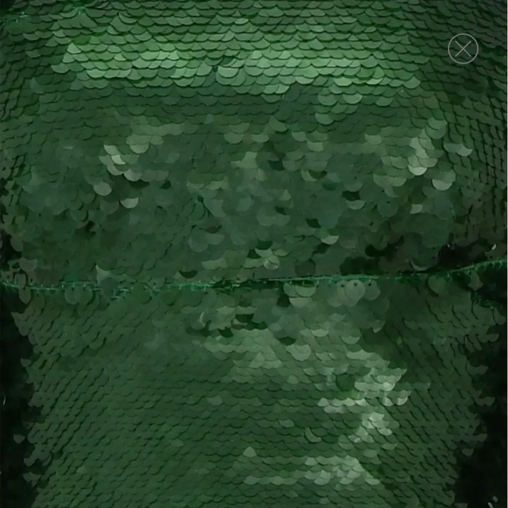 House of CB Green Sequin Holiday Dress - Picture 6 of 10